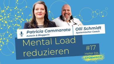 
		zu sehen sind Mental Load Expertin Patricia Cammarata und Podcast-Host Olli Schmidt
	