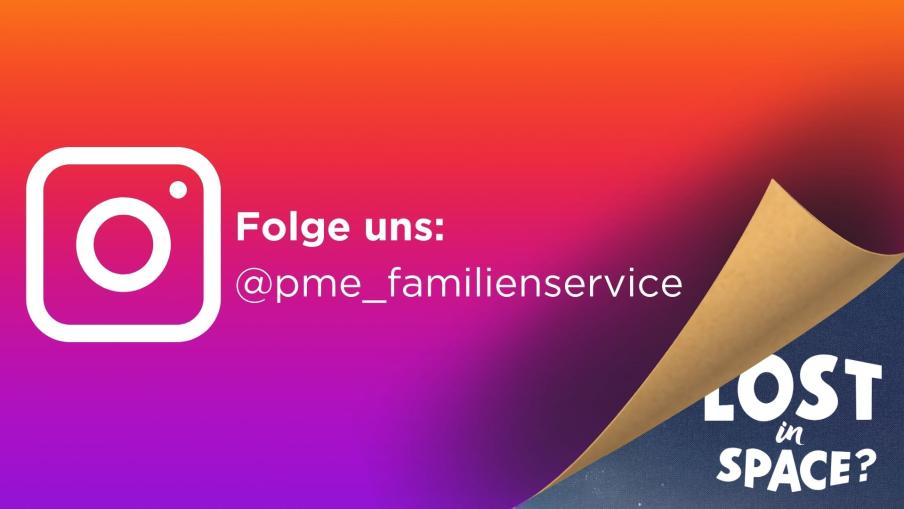 Grafik für Instagram-Account des pme Familienservice