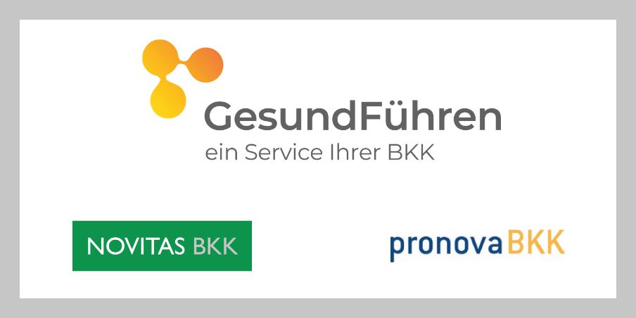 Logos Gesund Führen Novitas und pronova BKK