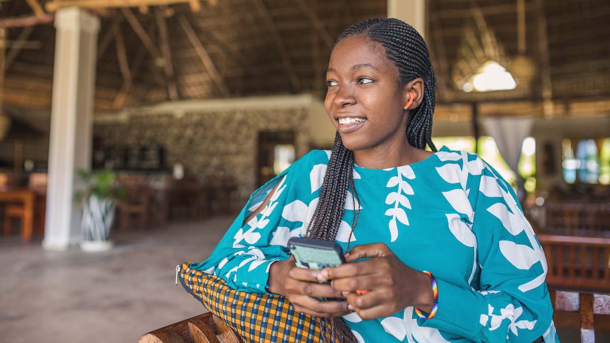 Junge Frau in Tanzania