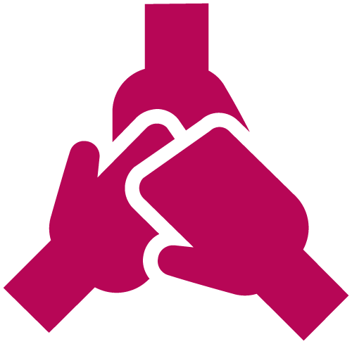 Icon mit Staubsauger