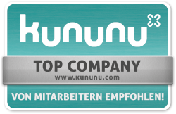 Zertifikat Kununu Top Company